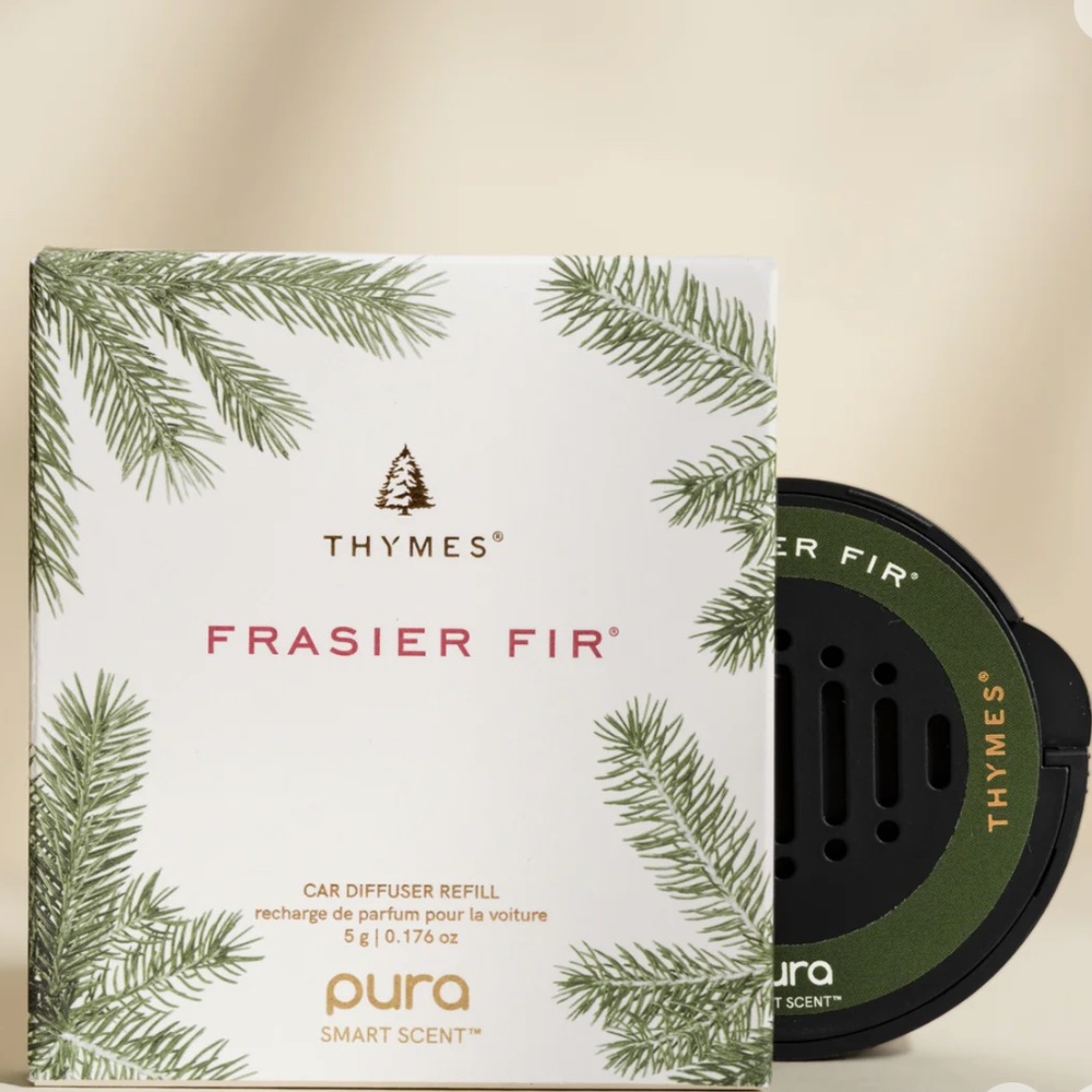Pura Car Diffuser Refill – Frasier Fir by Thymes | Holiday Favorite | New - Picture 2 of 7